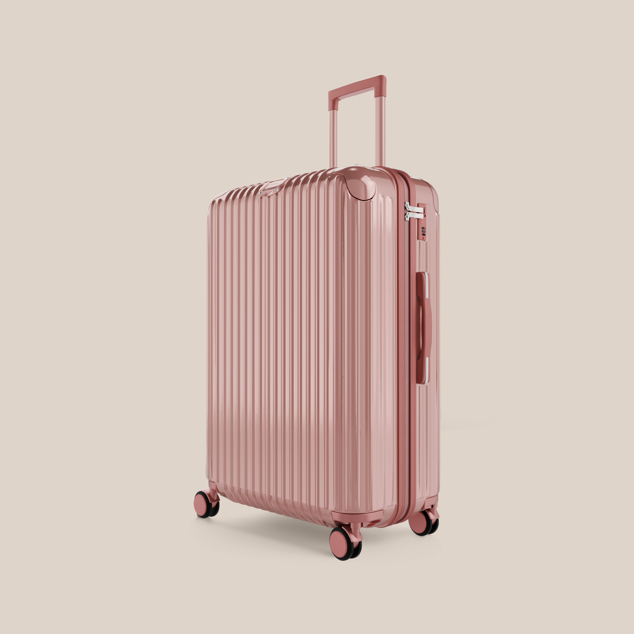 Set de 4 Valises — Rose Poudré